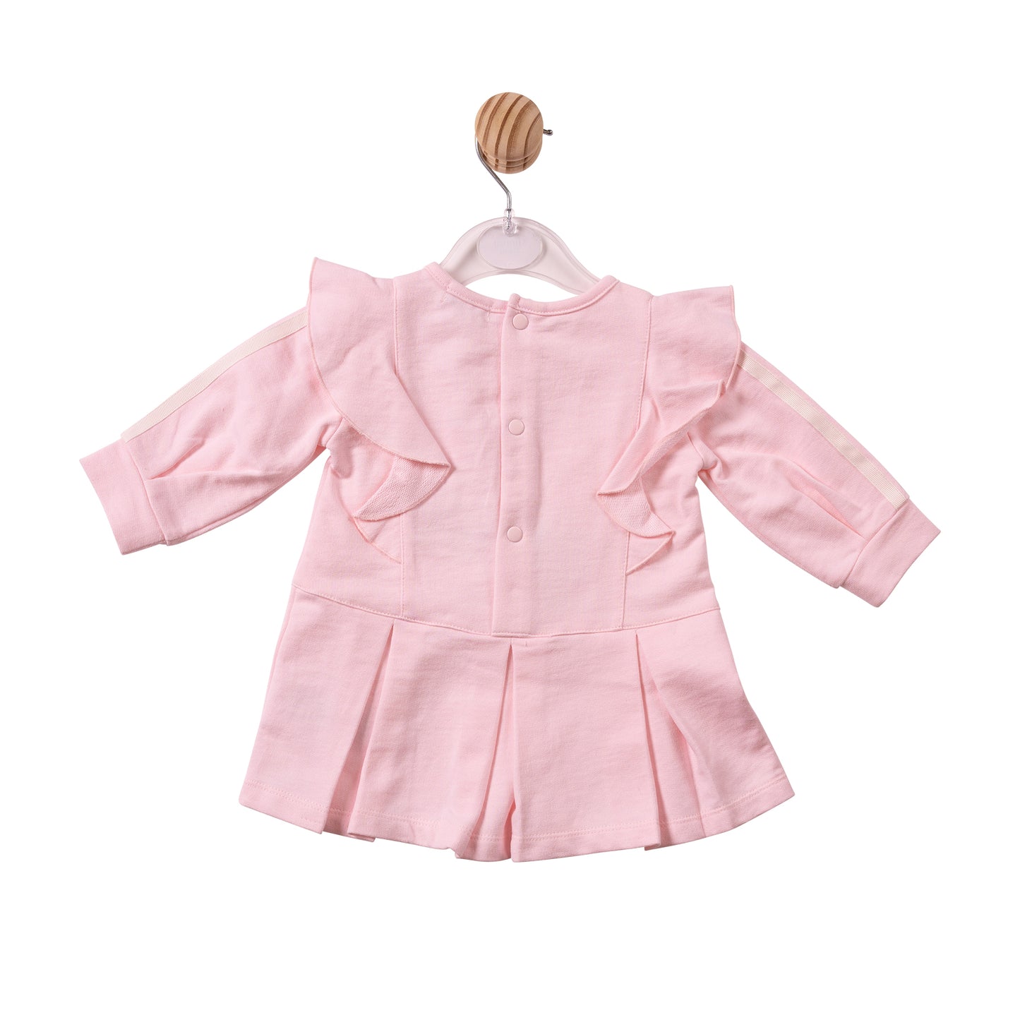 MB7508A - Dress - Pink - Grograin Ribbon Trim - Pre Order