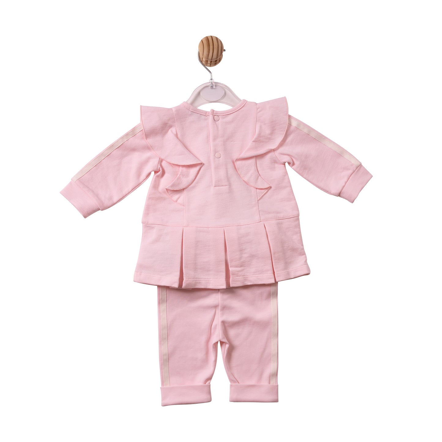 MB7510 - Tunic & Legging - Pink - Grograin Ribbon Trim - Pre Order