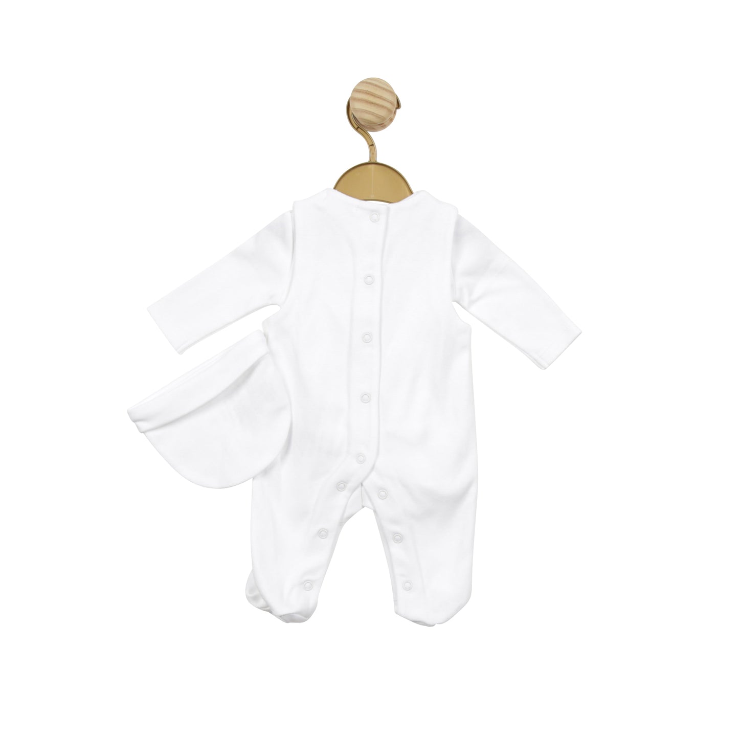 MB5134 | Body, Dungaree & Hat - White - In Stock