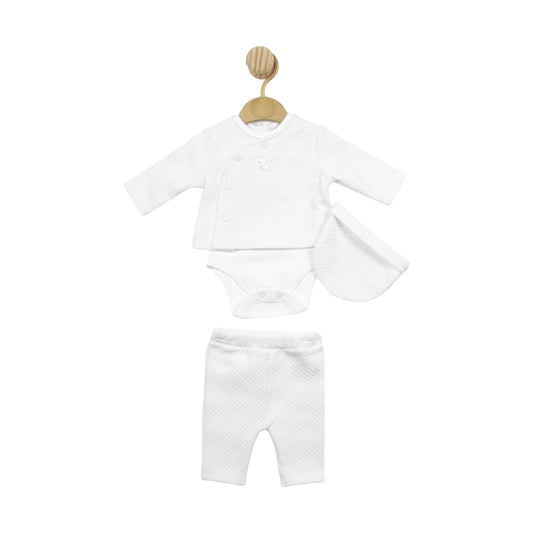 MB5139 | 3pc Set & Hat - White - In Stock