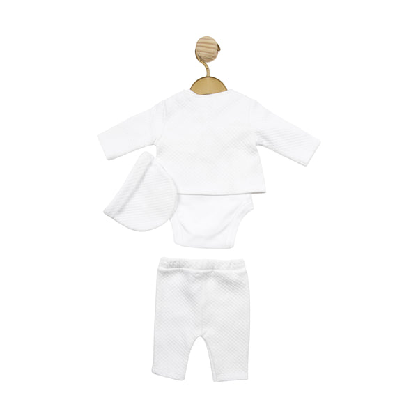 MB5139 | 3pc Set & Hat - White - In Stock